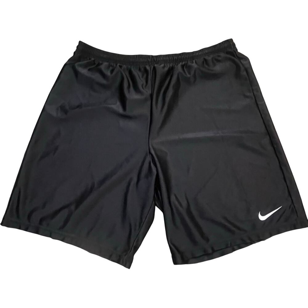 Vintage Nike Black Athletic Shorts Men’s‎ Large Swoosh Retro Sportswear Traning